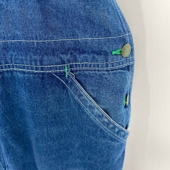 Liberty Men's Stonewashed Denim Bib Overalls 40 x 30 Carpenter Utility Chore - Picture 5 of 10